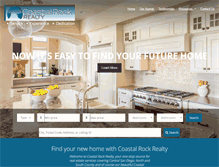 Tablet Screenshot of coastalrockrealty.com